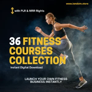 36 Fitness Courses Collection with PLR & MRR Rights