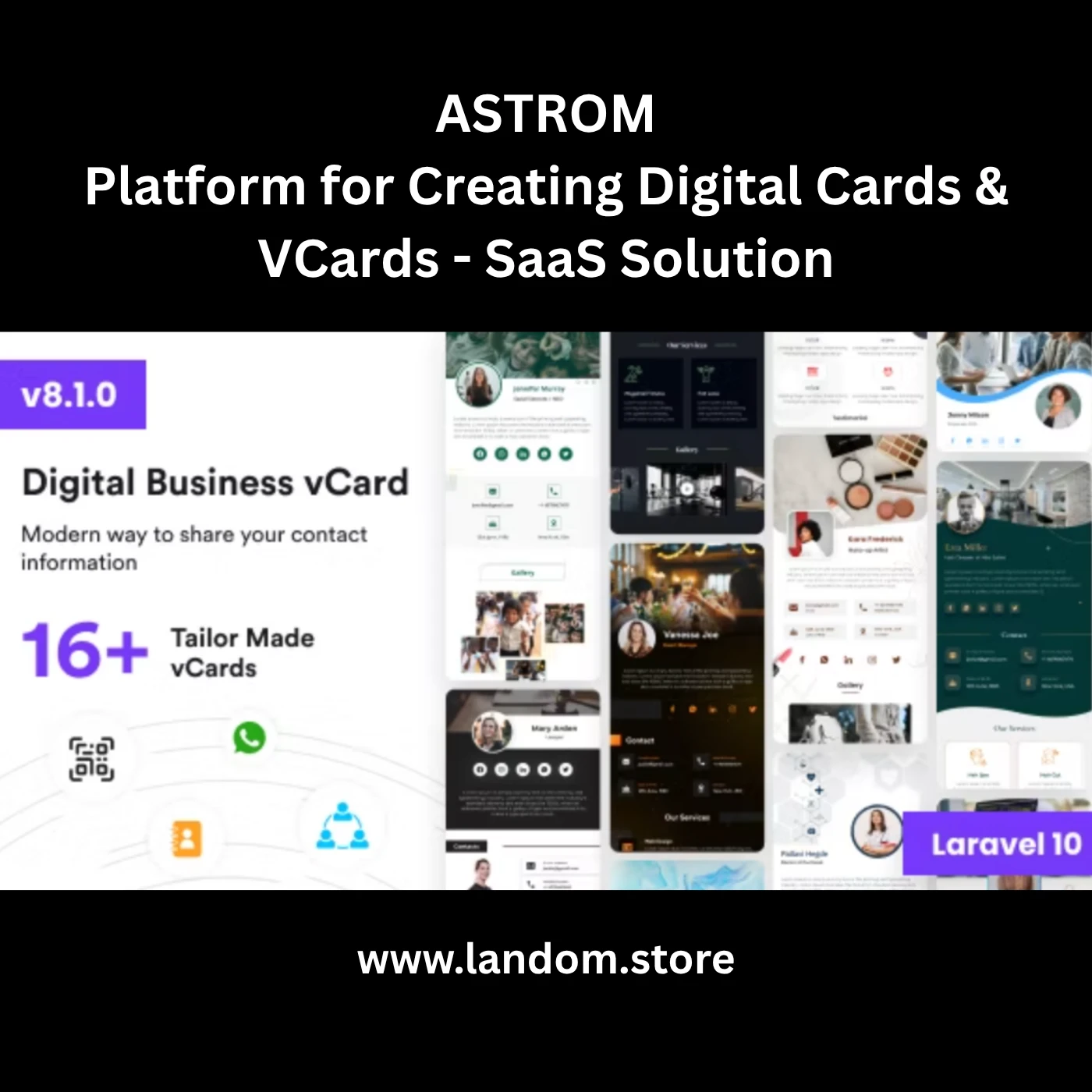 ASTROM – Digital Card & vCard SaaS Platform for Multi-User Businesses 1 ASTROM – Digital Card & vCard SaaS Platform for Multi-User Businesses