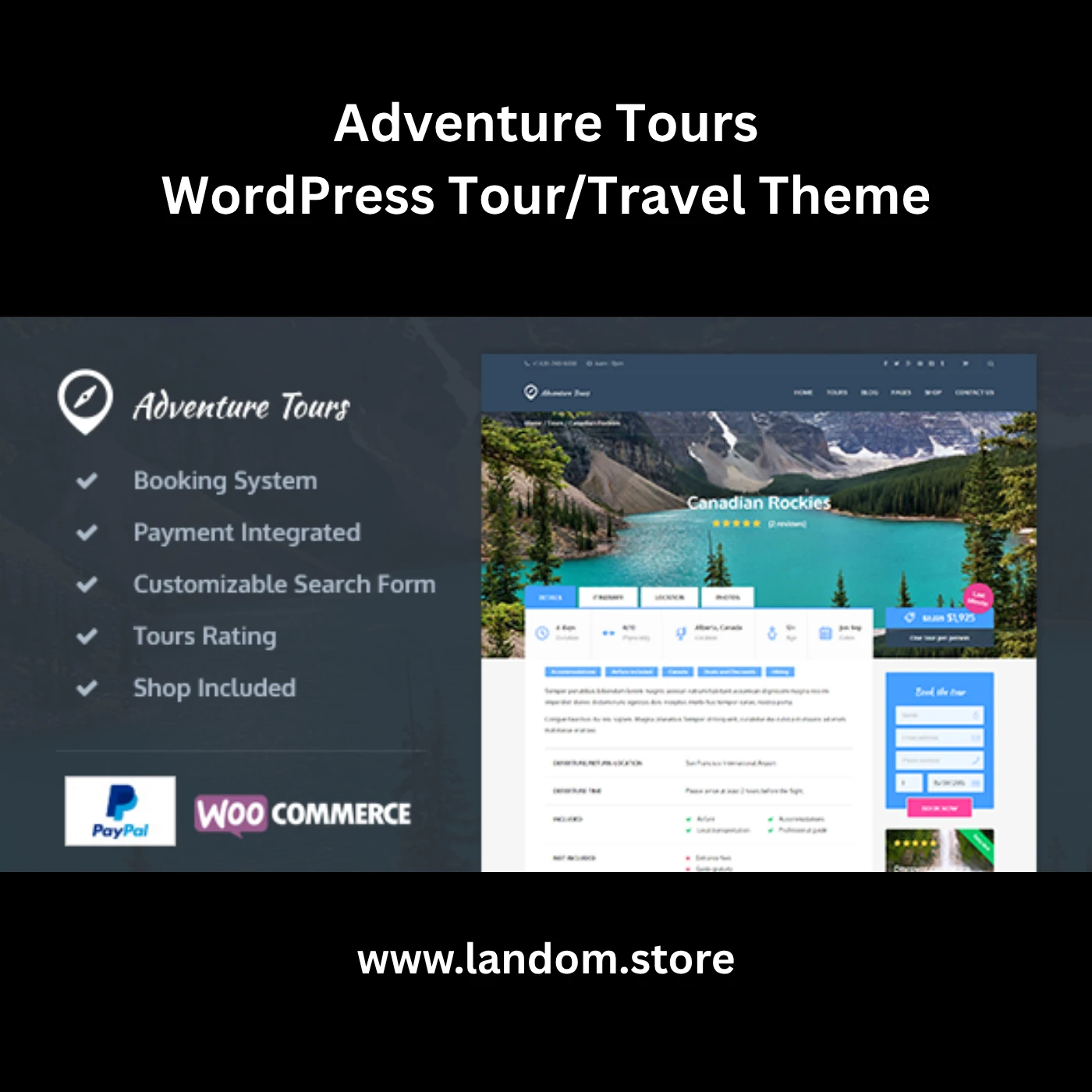 Adventure Tours – WordPress Tour/Travel Theme 1 Adventure Tours – WordPress Tour/Travel Theme