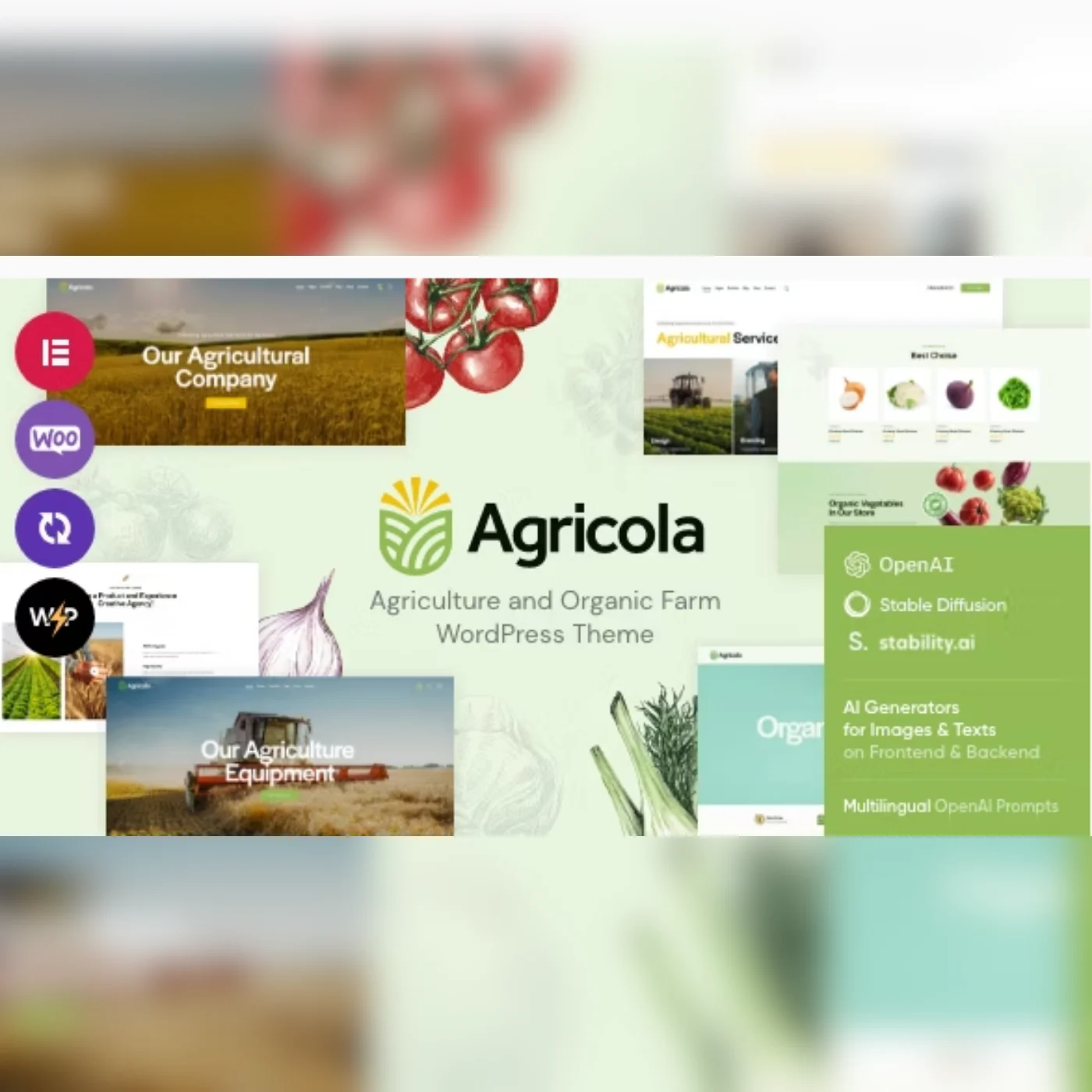 Agricola – Agriculture & Organic Farm WordPress Theme 1 Agricola – Agriculture & Organic Farm WordPress Theme