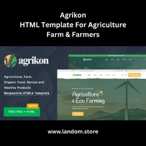 Agrikon – HTML Template For Agriculture Farm & Farmers