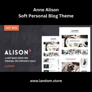 Anne Alison – Soft Personal Blog Theme