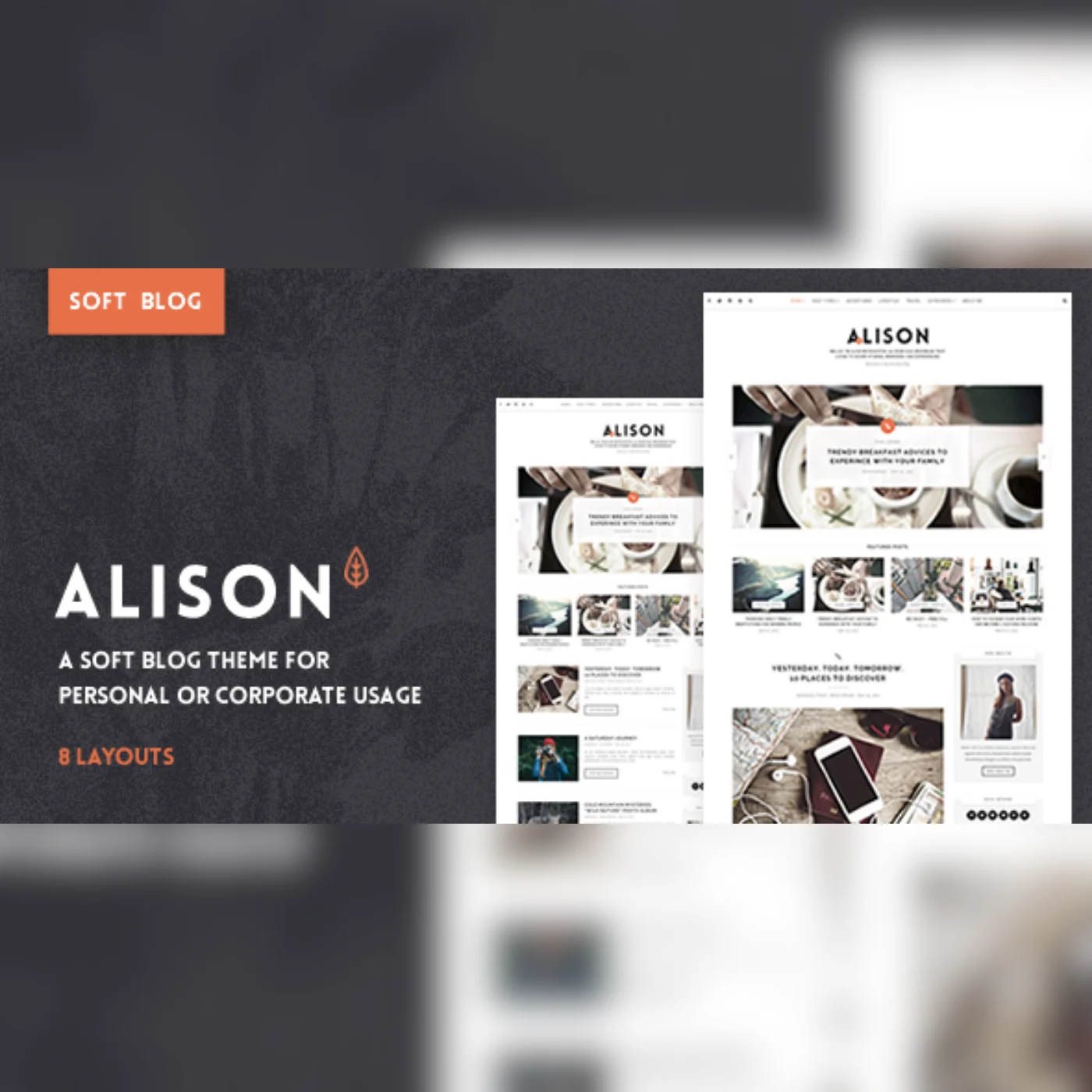 Anne Alison – Soft Personal Blog Theme 1 Anne Alison – Soft Personal Blog Theme