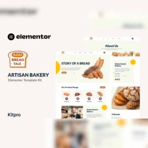 Baketale – Artisan Bakery Elementor Template Kit