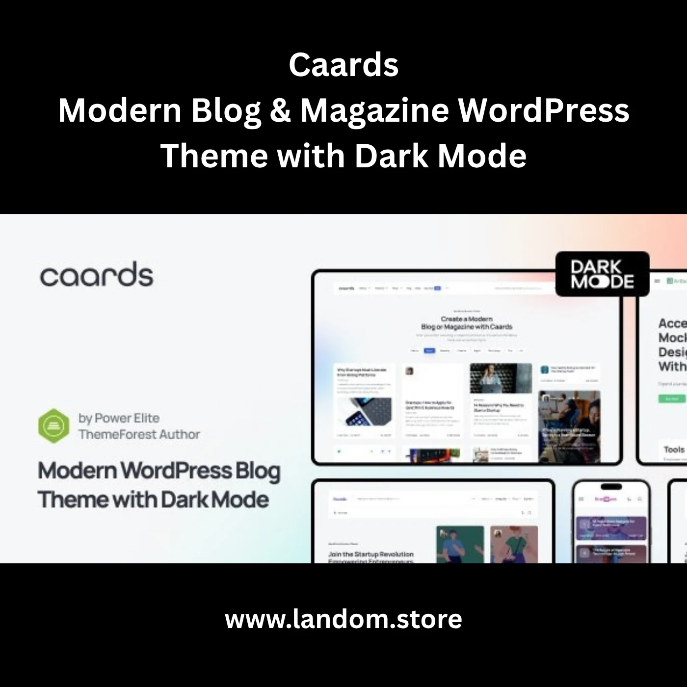 Caards – Modern Blog & Magazine WordPress Theme with Dark Mode 1 Caards – Modern Blog & Magazine WordPress Theme with Dark Mode