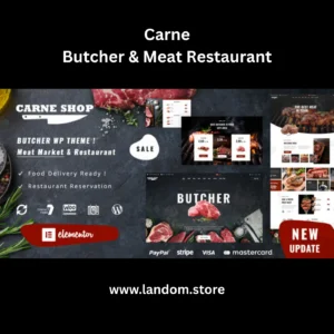 Carne – Butcher & Meat Restaurant WordPress Theme