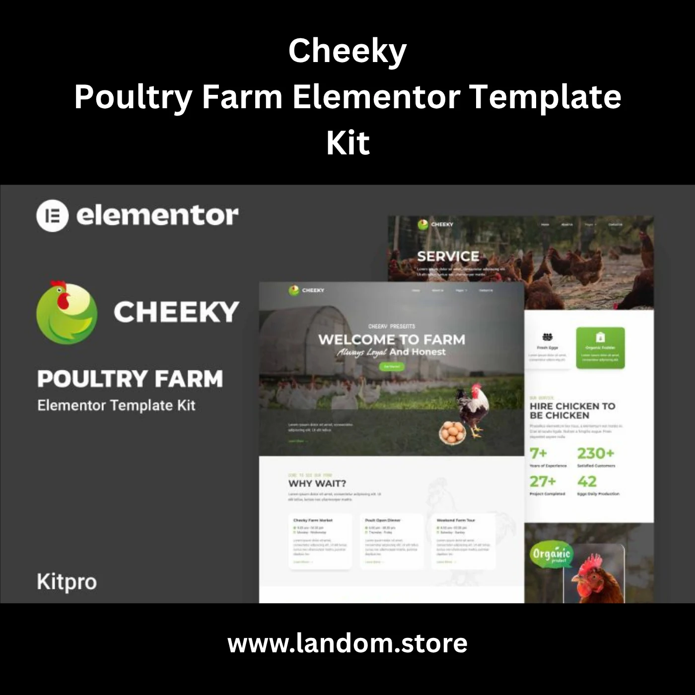 Cheeky – Poultry Farm Elementor Template Kit 1 Cheeky – Poultry Farm Elementor Template Kit