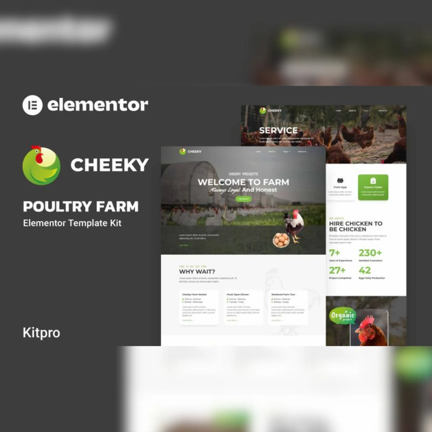 Cheeky – Poultry Farm Elementor Template Kit 1 Cheeky – Poultry Farm Elementor Template Kit