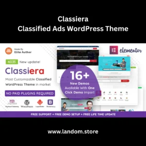 Classiera – Classified Ads WordPress Theme