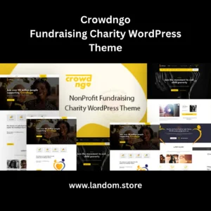 Crowdngo – Fundraising Charity WordPress Theme