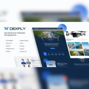 Dexfly | Drone & Aerial Photography Elementor Template Kit