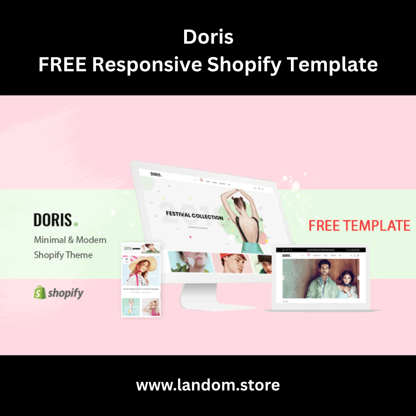 Doris – FREE Responsive Shopify Template 1 Doris – FREE Responsive Shopify Template