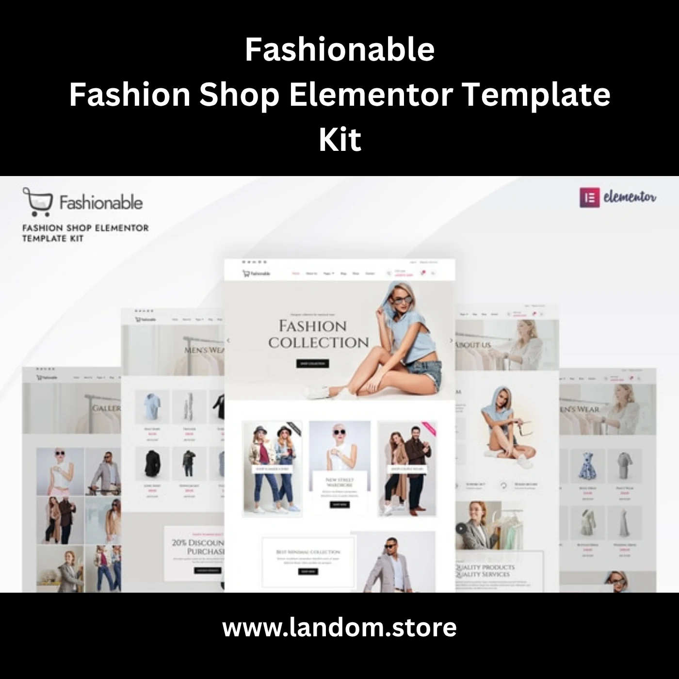 Fashionable – Fashion Shop Elementor Template Kit 1 Fashionable – Fashion Shop Elementor Template Kit