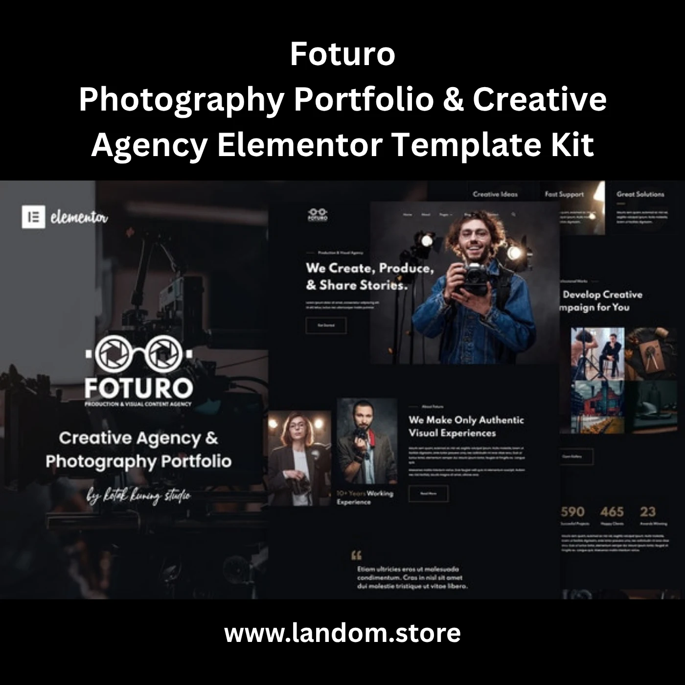 Foturo – Photography Portfolio & Creative Agency Elementor Template Kit 1 Foturo – Photography Portfolio & Creative Agency Elementor Template Kit