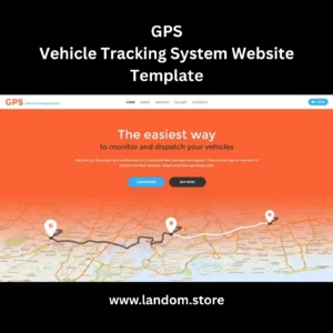 GPS Vehicle Tracking System Website Template