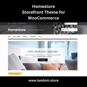 Homestore Storefront Theme for WooCommerce