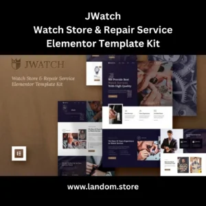 JWatch – Watch Store & Repair Service Elementor Template Kit