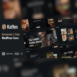 Kaffen – Restaurant & Café WordPress Theme