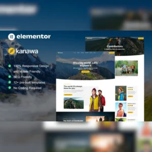 Kanawa – Modern Travel Blog Elementor Template Kit