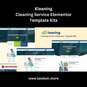 Kleaning – Cleaning Service Elementor Template Kit