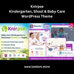 Knirpse – Kindergarten, School & Baby Care WordPress Theme