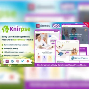 Knirpse – Kindergarten, School & Baby Care WordPress Theme