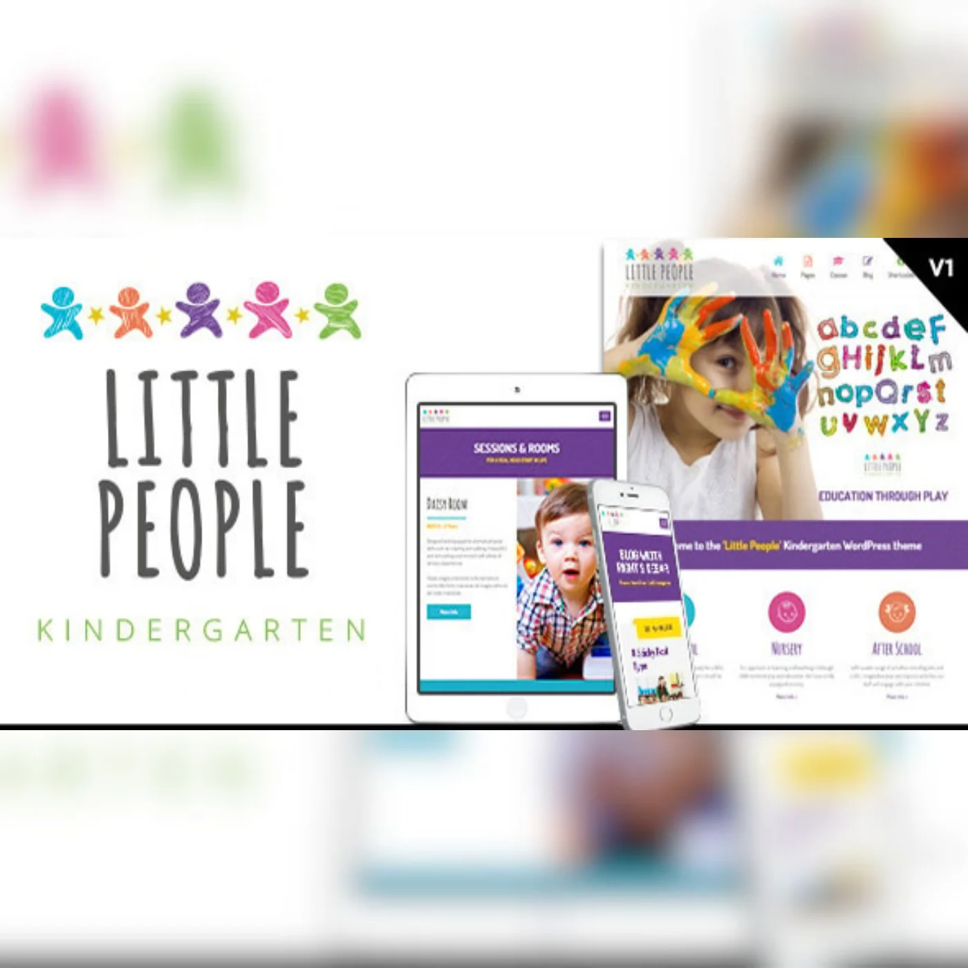 Little People – Kindergarten Joomla Template for Preschool, Nurseries & Play Schools 1 Little People – Kindergarten Joomla Template for Preschool, Nurseries & Play Schools