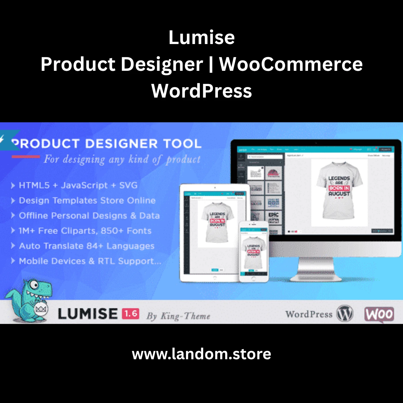 Lumise Product Designer | WooCommerce WordPress 1 Lumise Product Designer | WooCommerce WordPress