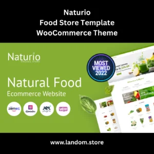 Naturio – Food Store WooCommerce WordPress Theme