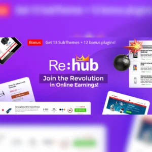 REHub – Price Comparison, Affiliate Marketing, Multi-Vendor Store, Community Theme