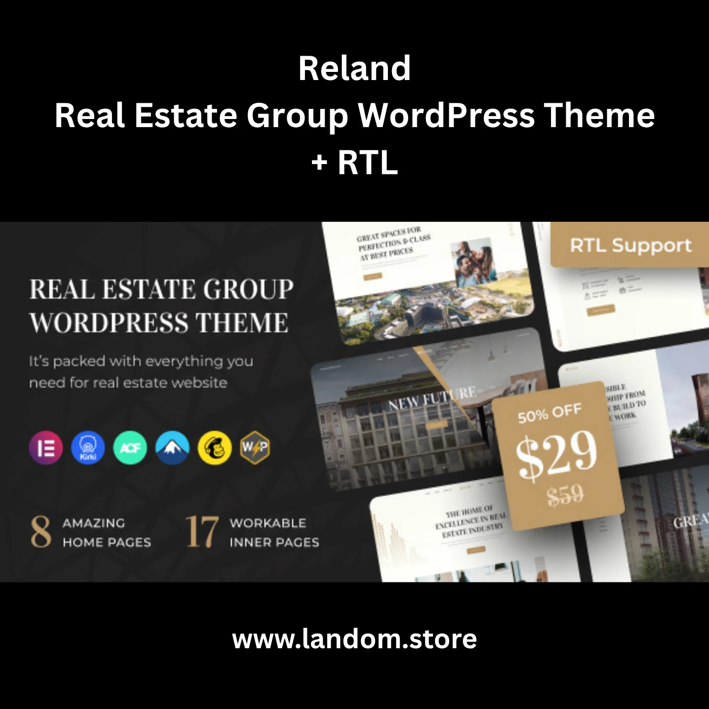 Reland – Real Estate Group WordPress Theme + RTL 1 Reland – Real Estate Group WordPress Theme + RTL
