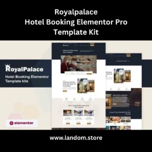 Royalpalace – Hotel Booking Elementor Pro Template Kit