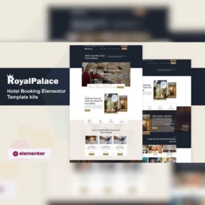 Royalpalace – Hotel Booking Elementor Pro Template Kit