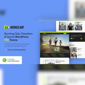 Runclub – Running Club, Marathon & Sports Elementor Template Kit