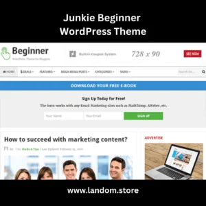 Theme Junkie Beginner WordPress Theme