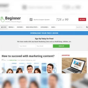 Theme Junkie Beginner WordPress Theme