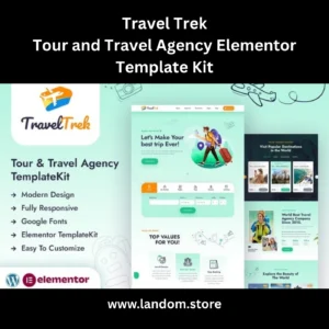 Travel Trek – Tour and Travel Agency Elementor Template Kit