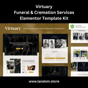 Virtuary – Funeral & Cremation Services Elementor Template Kit