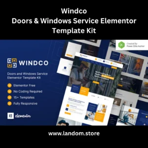Windco – Doors & Windows Service Elementor Template Kit